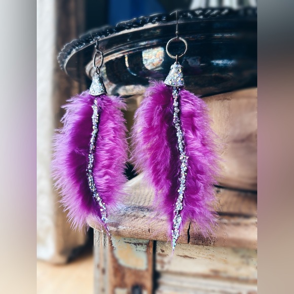 Earrings Feather - Picture 8 of 10